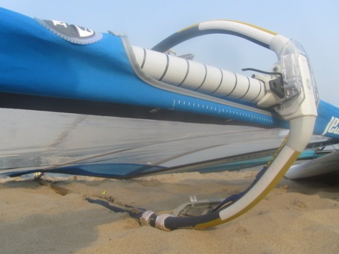 我们的新帆板开光之帆的开光！