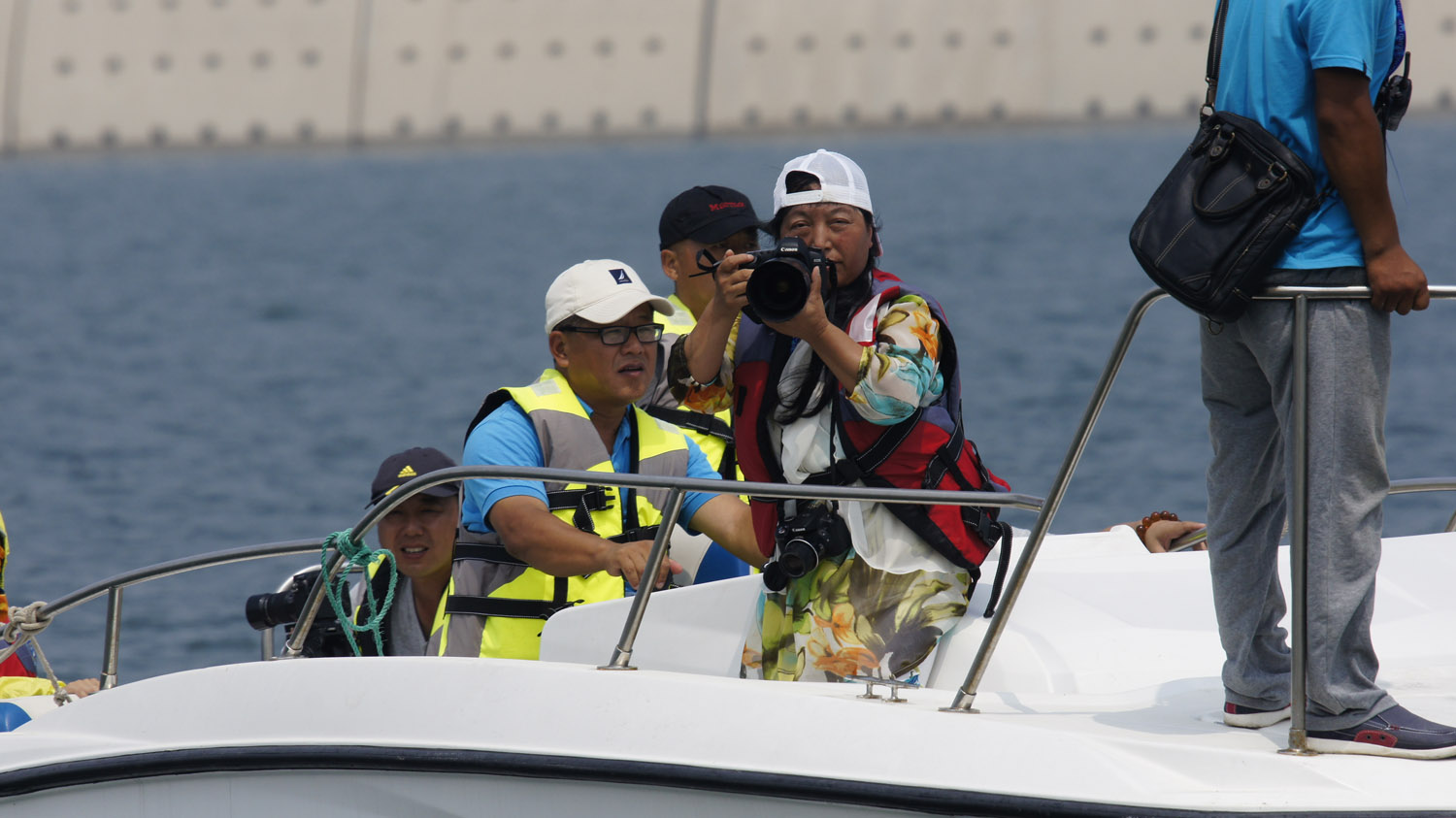 2015威海国际帆船赛人物照片