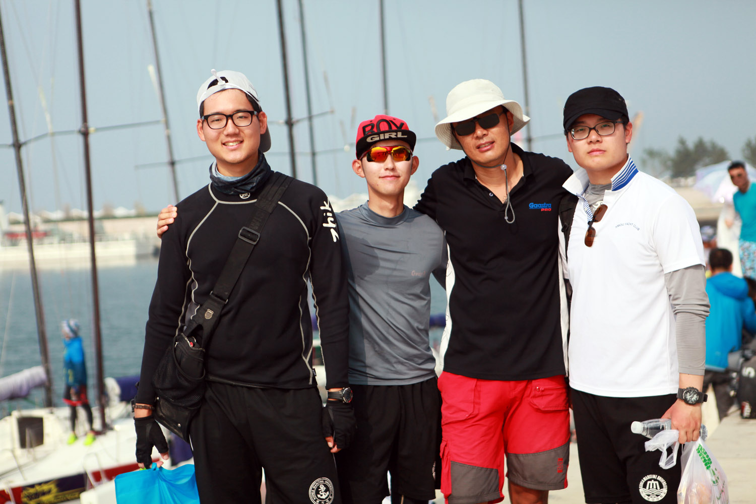 2015威海国际帆船赛人物照片