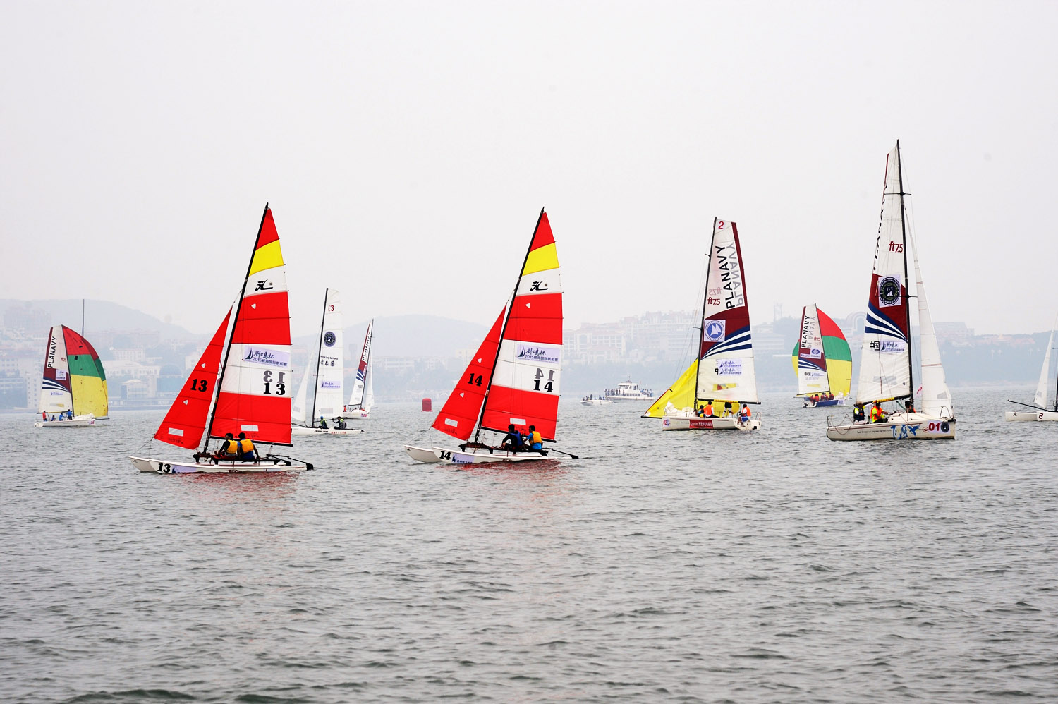 2015威海国际帆船赛精彩瞬间