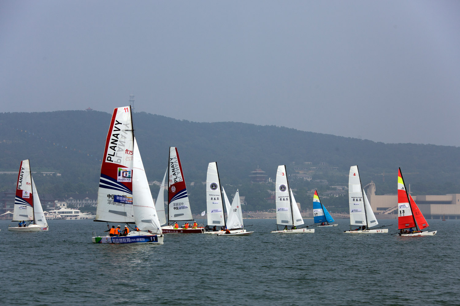 2015威海国际帆船赛精彩瞬间