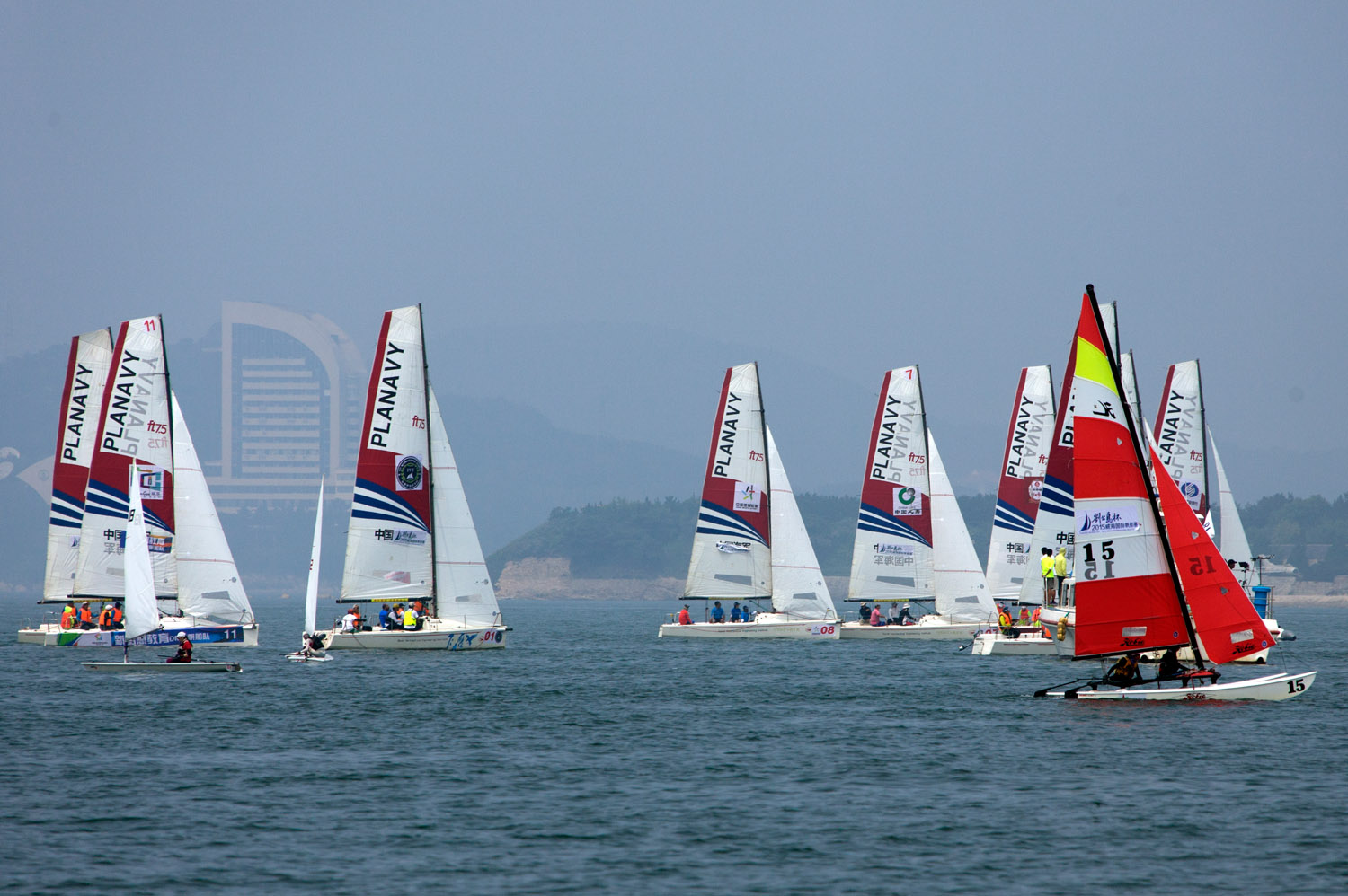 2015威海国际帆船赛精彩瞬间
