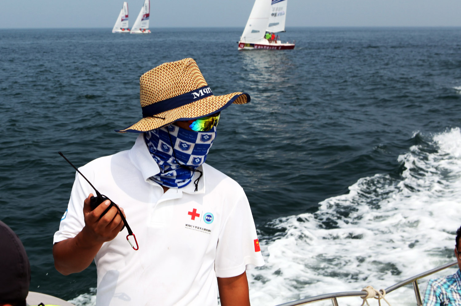 2015威海国际帆船赛人物照片