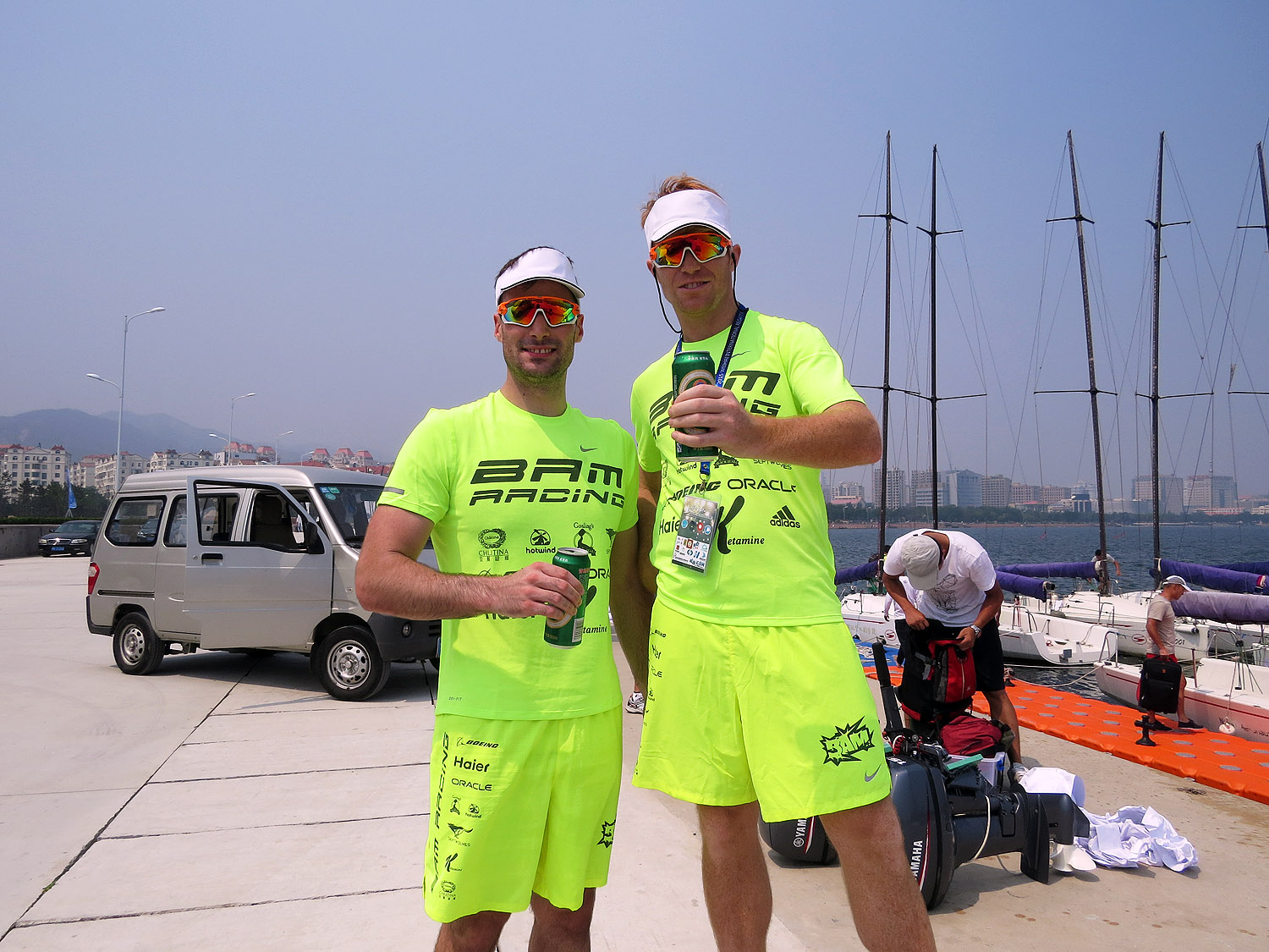 2015威海国际帆船赛人物照片