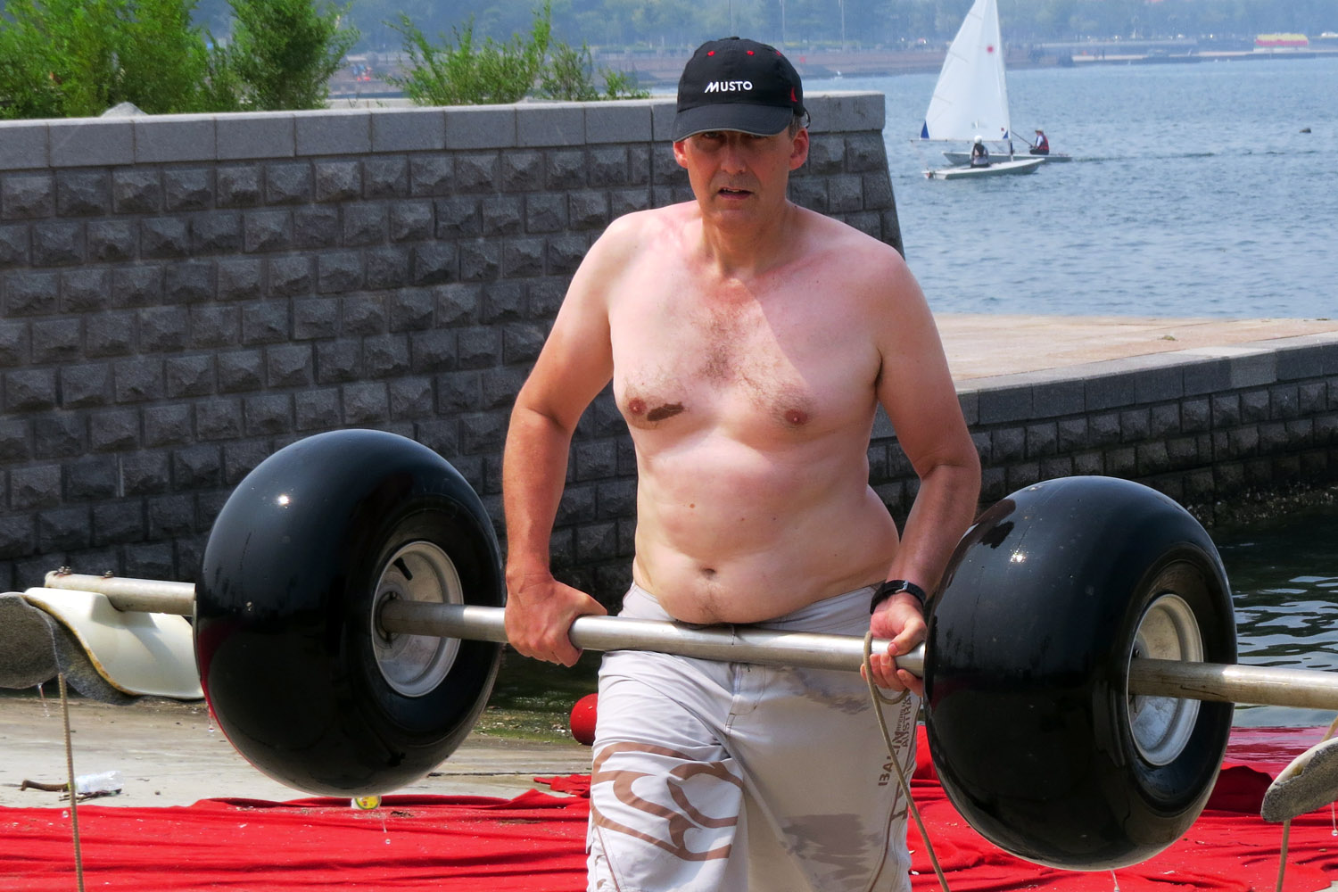 2015威海国际帆船赛人物照片