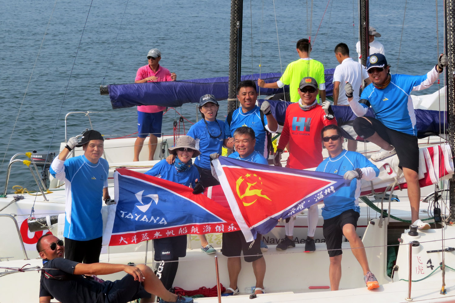 2015威海国际帆船赛人物照片