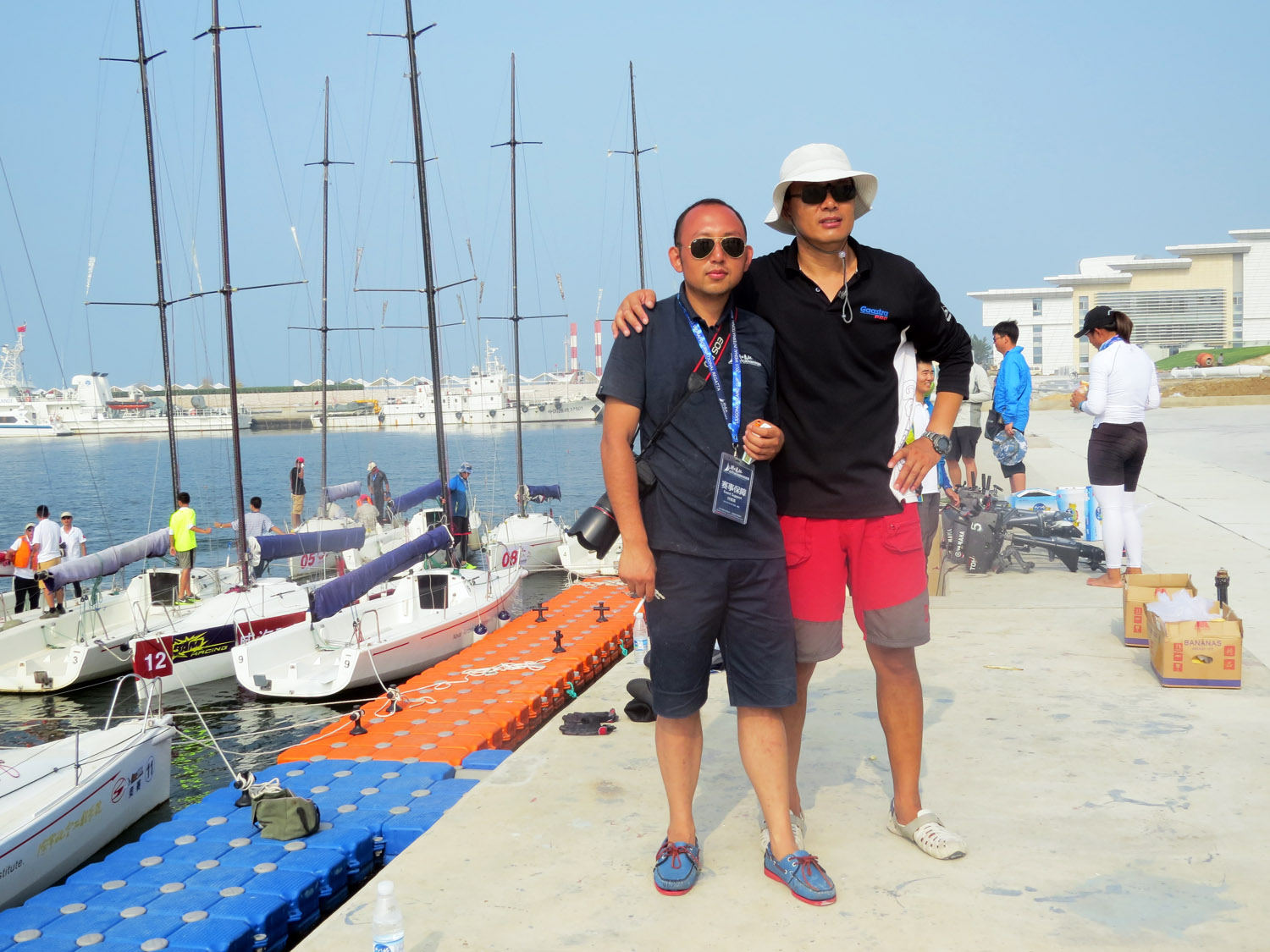 2015威海国际帆船赛人物照片