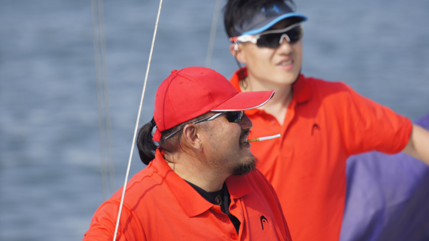 2015威海国际帆船赛人物照片