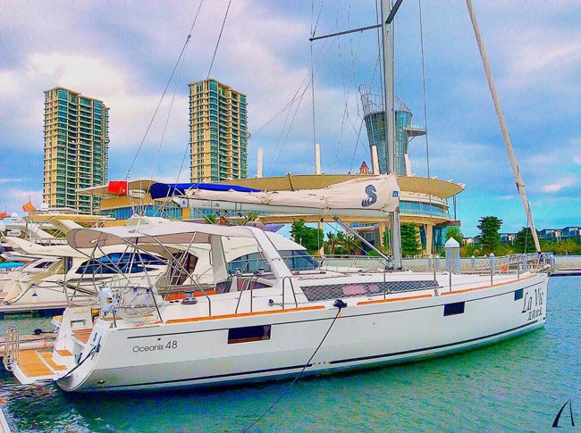 白浪航海中心帆船队La Vie号三亚-威海-韩国招体验船员