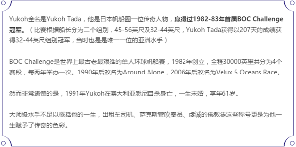 旺代环球帆船赛将迎来第一位亚洲水手参赛