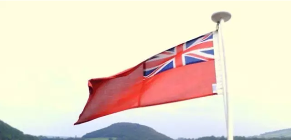 帆船上的旗礼节