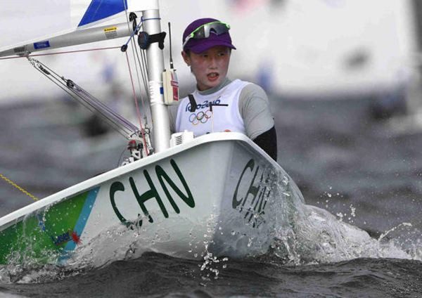 里约奥运：帆船女子激光雷迪尔，徐莉佳暂列第一