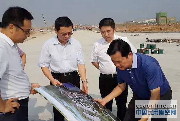 龙浩航空集团总经理王坤之考察湖北荆门通航发展