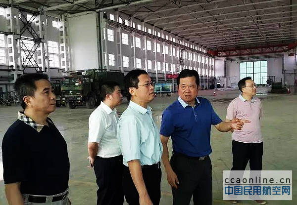 龙浩航空集团总经理王坤之考察湖北荆门通航发展