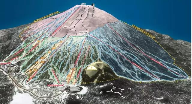 美国光棍山滑雪体验