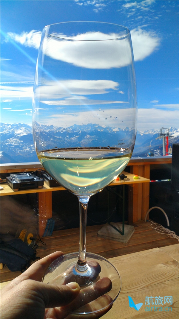 Crans Montana雪场餐厅午餐