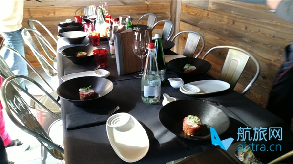 Crans Montana雪场餐厅午餐
