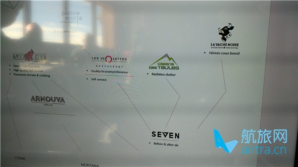 Crans Montana雪场餐厅午餐