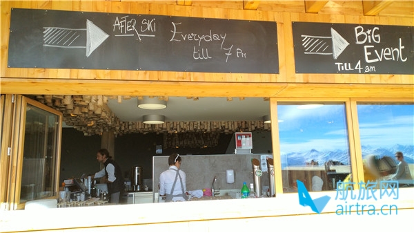 Crans Montana雪场餐厅午餐