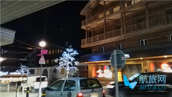 Crans Montana雪场餐厅午餐