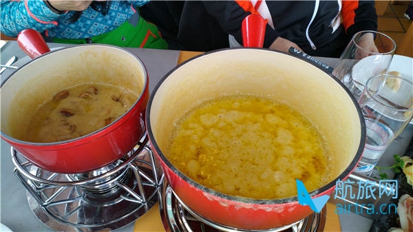 Crans Montana早、午餐