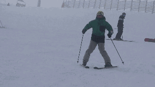 王晓飞滑雪教学——EASY SKI(6)犁式转弯(wedge turn)