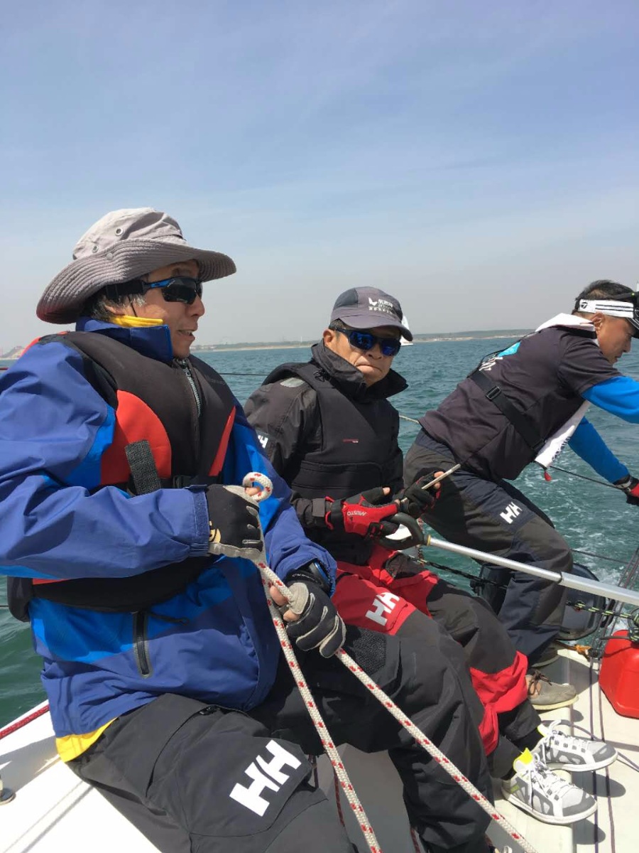 航旅网队参加秦皇岛帆船赛