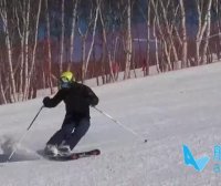 王晓飞滑雪教学——EASY SKI（9）冰球刹