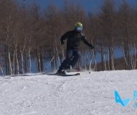 王晓飞滑雪教学——EASY SKI(10)单脚内刃转弯