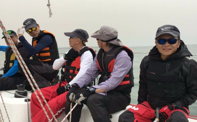 航旅网队参加秦皇岛帆船赛